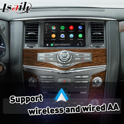 2011-2017年の日産パトロール Y62用の無線カープレイ Android オートインターフェイス