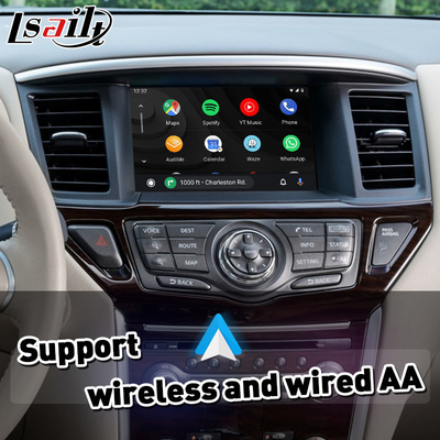 Lsailt Android オート ワイヤレス カープレイ インターフェイス 2012-2017 Nissan パスファインダー R52