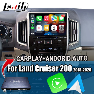 ワイヤレスカープレイインターフェース トヨタランドクルーザー200 GX-R,VX-R 2018-2021 フジツーヘッドユニット Android Auto,Linuxシステム