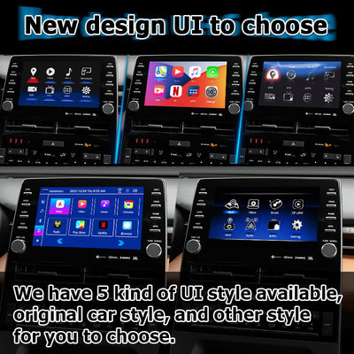 トヨタのavalonのための8インチの人間の特徴をもつ自動carplayビデオ インターフェイス ビデオ インターフェイスは2018現在の3つに触れる