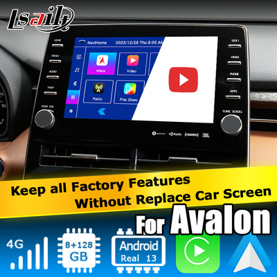 トヨタのavalonのための8インチの人間の特徴をもつ自動carplayビデオ インターフェイス ビデオ インターフェイスは2018現在の3つに触れる