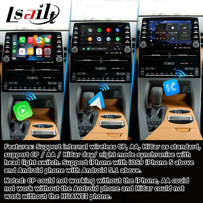 トヨタのavalonのための8インチの人間の特徴をもつ自動carplayビデオ インターフェイス ビデオ インターフェイスは2018現在の3つに触れる