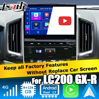 トヨタ LC200 GXR フジツゥー ユニット カープレイ ワゼ ユーチューブ 後部表示など