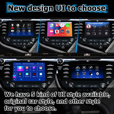 タッチスクリーンのCarplay人間の特徴をもつ自動ビデオ インターフェイス トヨタ・カムリBluetooth Wifi USB