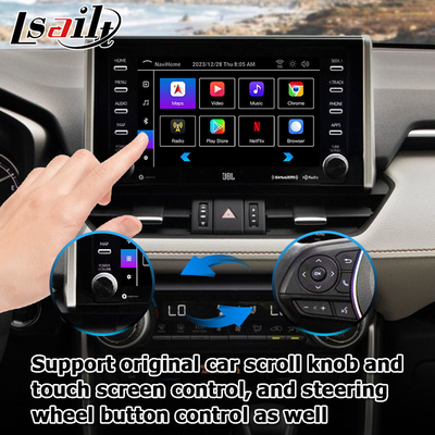 8+128GB アンドロイド 13 カープレイ アンドロイド インターフェース For Toyoat RAV4 2019 To Present Touch N Go 3