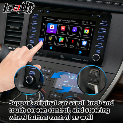 Android 13 Carplay アンドロイド ビデオ インターフェース オート ボックス トヨタ シエナ