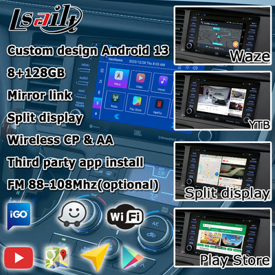Android 13 Carplay アンドロイド ビデオ インターフェース オート ボックス トヨタ シエナ