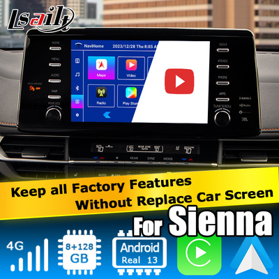 カー マルチメディア ビデオ インターフェイス Android オート カープレイ インターフェイス TOYOTA Sienna