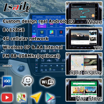 トヨタ・ランドクルーザー LC200 GXRのAndroid 13ビデオインターフェース