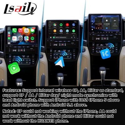 トヨタ・ランドクルーザー LC200 GXRのAndroid 13ビデオインターフェース