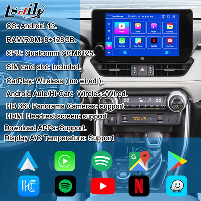 Android 13 トヨタ RAV-4 2023-Crown,Alphard,HarrierのAndroidインフォテインメントインターフェース