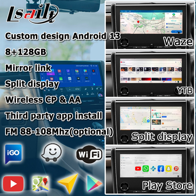 トヨタ アルファード AH40 アンドロイド マルチメディア インターフェース 8+128GB カープレイ アンドロイド オート サポート