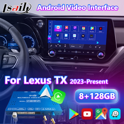 LSAILT Android Carplay マルチメディアビデオインターフェース 2023-現在 Lexus TX TX350 TX500h