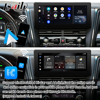 Android 13 ルキサス ビデオ インターフェイス OEM LM350 LM500H NX RX ES リトロフィット キット YouTube,NetFlix,ワイヤレスカープレイが含まれています