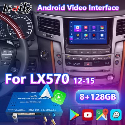 2012-2015 レクサス LX 570 LX570 用 Lsailt Android マルチメディアビデオインターフェース