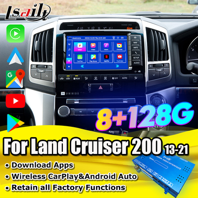ランドクルーザー2013-2021用OEM Androidアップグレードモジュール ワイヤレスCarPlayキット統合 YouTube、Google Map、Android Auto