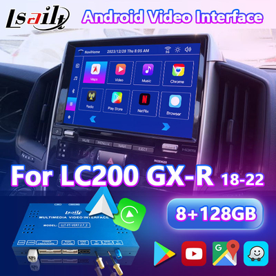 2018-2022年トヨタ ランドクルーザー LC200 GX-R LC 200 GXR用 Lsailt Androidマルチメディアビデオインターフェース