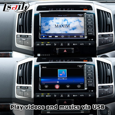 プラグアンドプレイ Apple CarPlayインターフェイス for Land Cruiser 200 2013-2021 多言語,360カメラ,逆カメラサポート