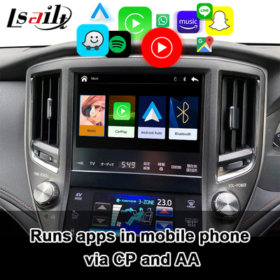 Lsailt クラウン S210 2013-2016 AWS210 GRS210 GWS214 GWS215 Majesta Athlete Royal Saloon 用ワイヤレス Apple CarPlay インターフェース、リバースカメラ、Android Auto対応