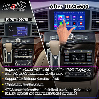 2011-2017年日産クエストE52用Lsailt 8インチHD Androidマルチメディアスクリーン
