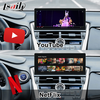 レクサスAndroidスクリーン ワイヤレスCarPlay & Android Auto 10.25インチ タッチスクリーン | SIMカード & 360度カメラ IPSディスプレイ