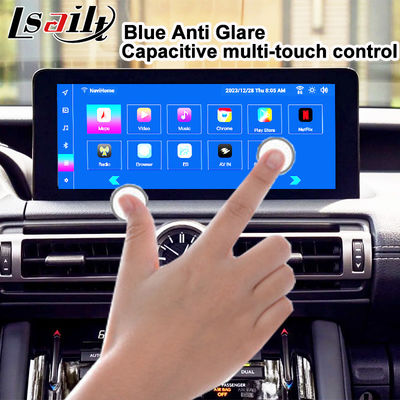 レクサス Android スクリーン 10.25 インチ Qualcomm 8 コア GPS ナビゲーション CarPlay ディスプレイ Lexus IS300 IS250 IS350 2020-2023 用