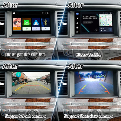 Infiniti QX60 JX35 2008-2017用 CarPlayインターフェース、CarPlayアップグレード Android Autoモジュール、ミラーリング、エアコン温度
