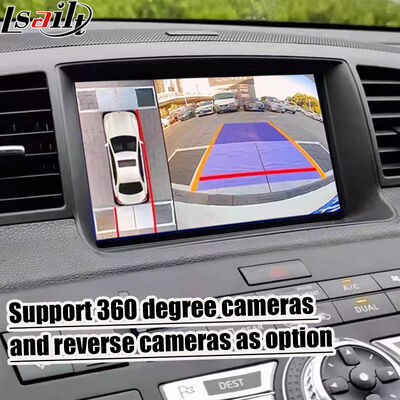 Lsailt 8インチカープレイ画面 ニッサン・フーガ (Y50) インフィニティ 350GT 2005-2008 アンドロイド・オート,ミラーリング,HDタッチディスプレイ