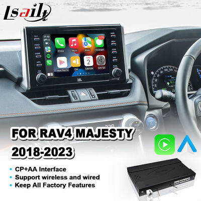 2018-2023年 トヨタ RAV4 マジェスティ用 Lsailt ワイヤレス Android Auto CarPlay インターフェース