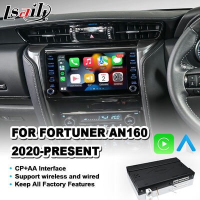 2020年以降のトヨタ・フォーチュナーAN160用 Lsailt ワイヤレス Android Auto CarPlay インターフェース