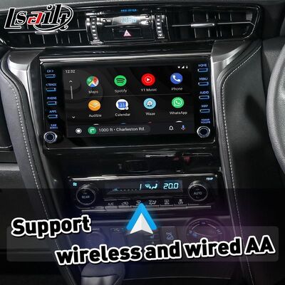 2020年以降のトヨタ・フォーチュナーAN160用 Lsailt ワイヤレス Android Auto CarPlay インターフェース