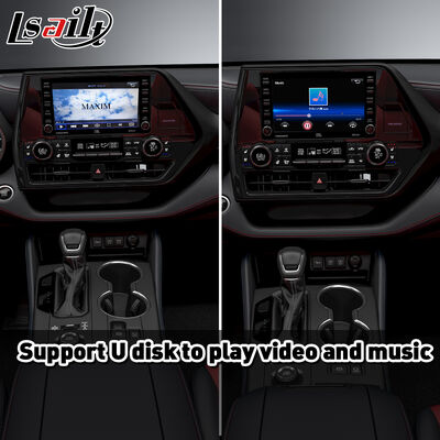 2020年以降のトヨタ・ハイランダー用 Lsailt ワイヤレス Android Auto CarPlay インターフェース