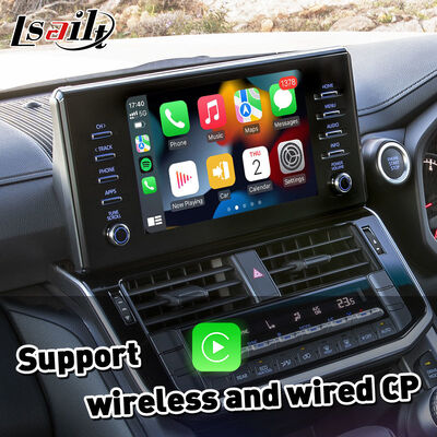 LSAILT ワイヤレス アンドロイド 自動カープレイインターフェース 2021-2024 トヨタ ランドクルーザー 300 GX GXL AX LC300