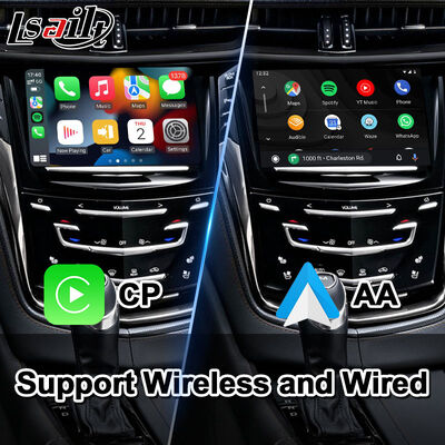 2013-2019年式キャデラックCTS CUEシステム用Lsailt Android GPSナビゲーションビデオインターフェース（Carplay対応）