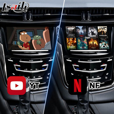 2013-2019年式キャデラックCTS CUEシステム用Lsailt Android GPSナビゲーションビデオインターフェース（Carplay対応）