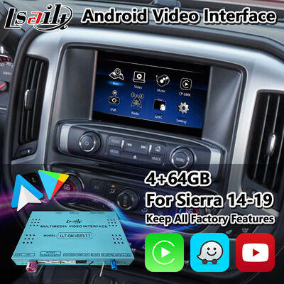 LSAILT Android カーナビゲーション ビデオインターフェース 2014-2019 GMC シエラ 1500 2500 3500 インテリリンクシステム