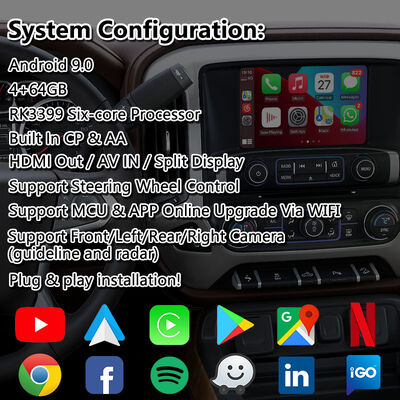 シェブロレット シルバード アンドロイド カープレイ マルチメディア インターフェース ワイヤレス アンドロイド オート