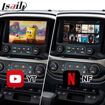 LSAILT Android オートカープレイ マルチメディアインターフェース 2014-2020 シェブロレット コロラド マイリンクシステム