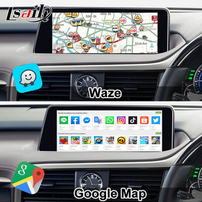 レクサスRX450h、RX350、RX270 2016-2021用OEM Androidアップグレードモジュール ワイヤレスCarPlay、Android Auto、YouTube、Netflix統合