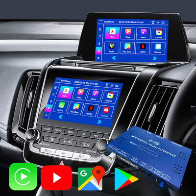 クラウン S220 2018-2022 OEM統合ワイヤレス CarPlay、Android Auto、YouTube、Netflix、Google Play用 Android 13 マルチメディアアップグレードモジュール