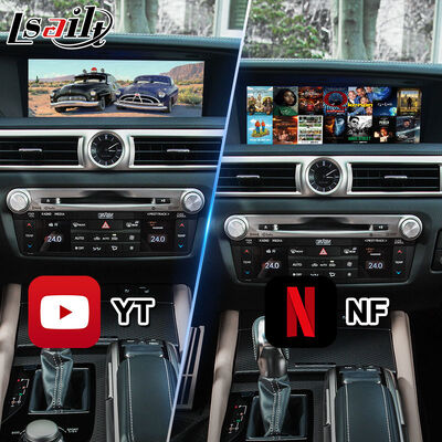 LSAILT Androidカーマルチメディアインターフェイス Lexus GS300h GS200t GS350 GS450h GSF GS L10 2016-2020