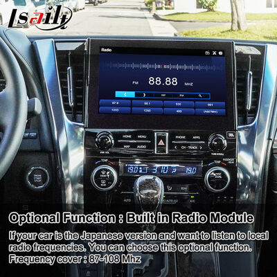 Lsailt Android CarPlay ビデオインターフェース 2019-2023 トヨタ アルファード ヴェルファイア JBL ハイバージョン用