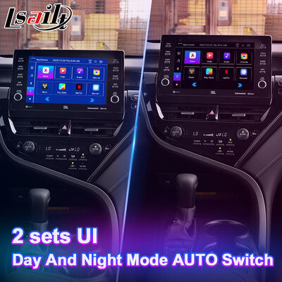 Lsailt Android Carplayナビゲーションビデオインターフェイス 2021-2024 トヨタ・キャムリーハイブリッド XSE XLE SL SE XV70