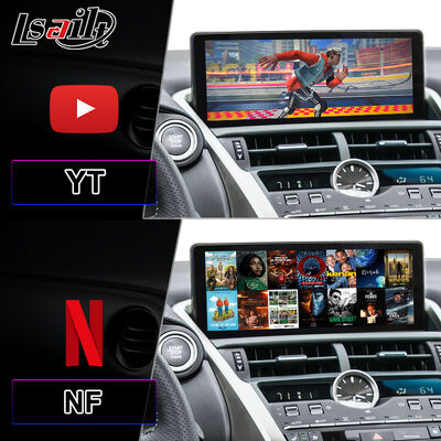Lsailt 10.25 インチ アンドロイド カープレイ マルチメディア ビデオ インターフェース スクリーン 2017-2021 レクサス NX 300h NX200 NX300 NX300h