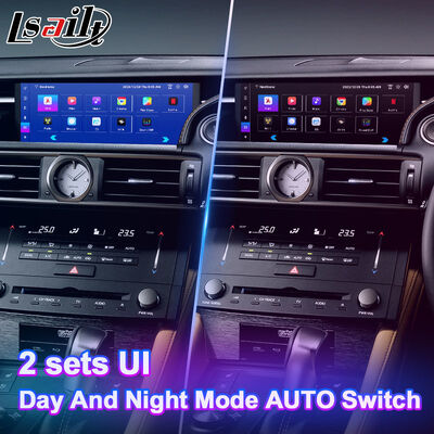 Lsailt Android Carplay マルチメディアインターフェーススクリーン 2014-2018 レクサス RC350 RC300h RC200t RC300 RCF