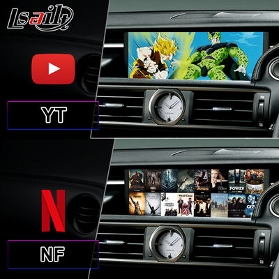 Lsailt Android Carplay マルチメディアインターフェーススクリーン 2014-2018 レクサス RC350 RC300h RC200t RC300 RCF