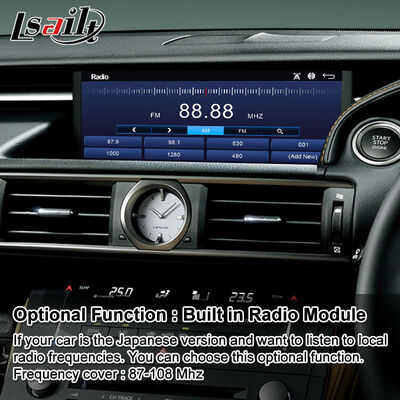 Lsailt Android Carplay マルチメディアインターフェーススクリーン 2014-2018 レクサス RC350 RC300h RC200t RC300 RCF