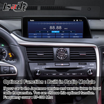 Lsailt Android Carplay マルチメディアインターフェイススクリーン 2016-2019 レクサス RX Knob RX350 RX450h RX200t RX300