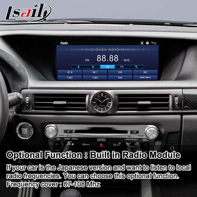 LSAilt Android Carplay マルチメディアスクリーン 2012-2020 レクサス GS 200t GS300h GS250 GS350 GS450h GSF GS200t