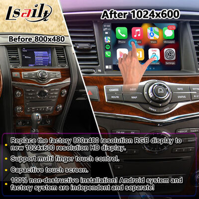 LSAilt Android Carplay マルチメディアスクリーン 2010-2017 インフィニティ QX80 QX56